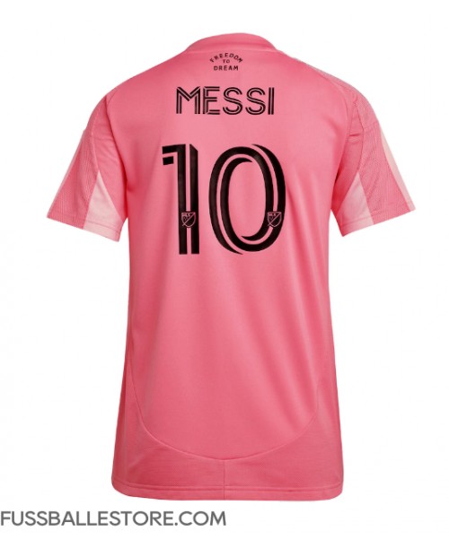 Günstige Inter Miami Lionel Messi #10 Heimtrikot Damen 2025-26 Kurzarm Günstige Inter Miami Lionel Messi #10 Heimtrikot Damen 2025-26 Kurzarm
